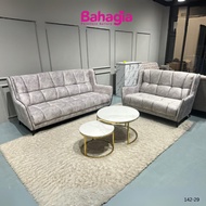 ✨ Free Delivery ✨ Bahagia Beige 2 + 3 Seaters Velvet Sofa ~ Living Room Furniture ~ Cushion 沙发 142-29