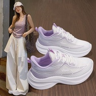 Dopamine Campus Style Mesh Running Sneakers - Lightweight, Breathable, Flyknit - Perfectly Versatile