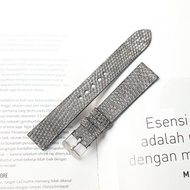 Watch leather strap by garden strap Biawak Lizard leather "Silverians"