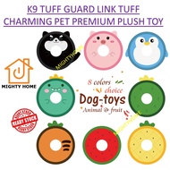 CHARMINGPET K9 TUFF GUARD / LINK TUFF PREMIUM QUALITY ANIMAL DONUT SQUEAKER SERIES
