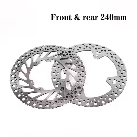240mm Round Front Rear Brake Disc Rotor For Honda CR 125 250 CR125 CR250 R2-R7 CRF 250 450 R X CRF25