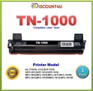 Discount4u หมึกเทียบเท่า For TN-1000/ tn1000 Brother HL-1110/HL-1210/DCP-1510/DCP1610w/MFC-1810-1815-1910