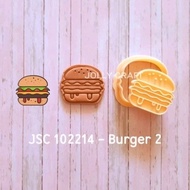 Cookie cutter mini cookies BURGER 2