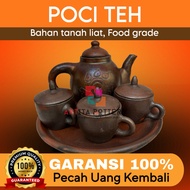 POTTERY POCI 1 LITER CLAY TEAPOT SET