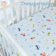 Premium Quality 100% Cotton Baby Fitted Mattress Cover (120cm x 60cm) Cadar Tilam Baby 婴儿床单