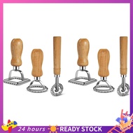 【HOT SALE】 6X Ravioli Pasta Cutter Set, Ravioli Stamp Maker with Wooden Handle for Ravioli, Pasta, D