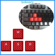 KOK Carbon Fiber Low Profile Keycaps Ultra Thin Blank Keycaps for G915 G813 G815 G913 TKL Low Profil
