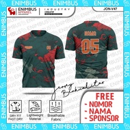 ENIMBUS Streetwear Jersey - Dryfit Sublim Football Futsal Badminton Tennis Sporty Shirt JON-V47