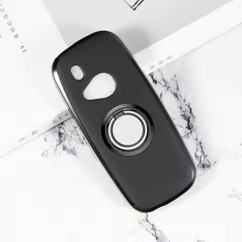 For Nokia 3310 (2017) 2.4" Nokia3310 Back Ring Holder Bracket Phone Case Smartphone TPU Soft Silicon