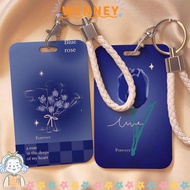 WEY Credit Card Holders, Plastic Business Card Holder, Cartoon Bus Card Cover  Women Men