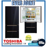 Toshiba GRRF532WEPGX [503L] French Door Fridge +Free Disposal