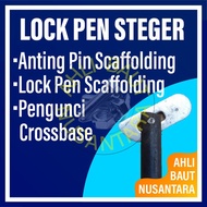 Kunci Kuncian Crossbase Mainframe / Anting Pin Pen Scaffolding Steger