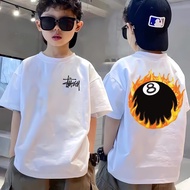 【220G 100%Cotton】 NELLY Cool T Shirt For Boys Kids 3yrs-14yrs Baju Budak Lelaki Full Cotton Super Fa