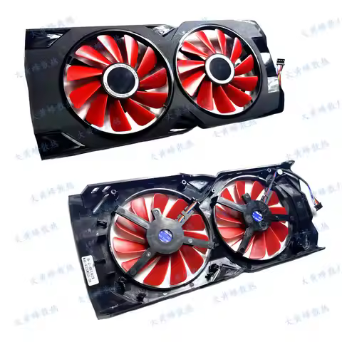 Original Frame Shell Fans for XFX RX580 570 2048SP 4GB Video Card