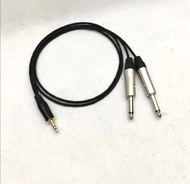kabel canare 4 meter jack mini stereo ke jack akai mono cabang (jack hp)