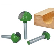 [Haohao Cost-Effective] 6mm Shank 5-Piece Set Semicircle Knife Round Bottom Woodworking Trimming Roa