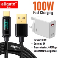 【FLASH CHARGER】Flash 30W ALIGATO Charger & Micro USB Cable Fast Charging USB Type C (120W Charger Se