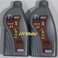HI -REV TORQE SUPERBIKE OIL SEMI SYNTHETIC SAE 10W-40 ( 2 BOTOL ) 100% ORIGINAL( 1 LITTLE)