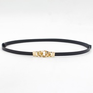 Đai váy thắt lưng nữ da bò thật HADADA 1cm thời trang thanh lịch DV300