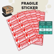 Bungkus Now Fragile Sticker Fragile Label Warning Label Warning Mudah Pecah Stiker Fragile Pelekat