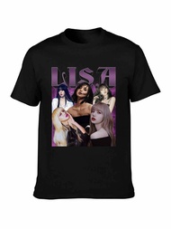 Lisa Shirt Lalisa Sweatshirt Lisa Korean Singer unisex t-shirt Kpop fan Tee AZ001
