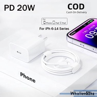 PD 20W TYPE-C Fast Charger Power Adapter USB-C 1M 2M Fast Charging Cable