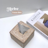 Authentic Lombok | Hebe Rattan Tissue Box | Original Lombok Rattan Woven Tissue Box