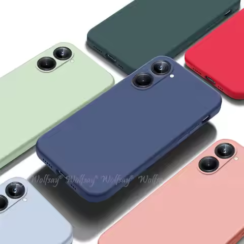 For Realme 10 Pro Case Liquid Silicone Rubber Protector Phone Case For Realme 10 Pro Cover For Realm