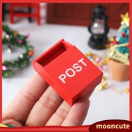 mooncute|  Dollhouse Letterbox Kit Dollhouse Mailbox Set Miniature Dollhouse Accessories Set Envelopes Mailbox Postcard Holiday Package Model Perfect for Photo Props for Southeast