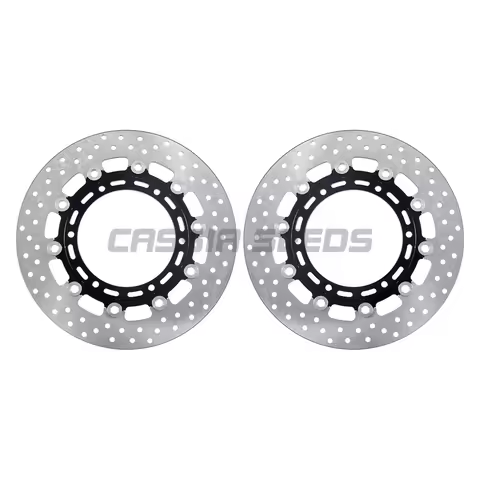 298mm Motorcycle Front Brake Disc Rotor Set for Yamaha XJ 600 TDM 900 FZS 1000 Fazer BT 1100 Bulldog