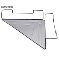 ☼WT Iron Square Triangle Office Cubicle Corner Shelf Storage Rack Sundries Organizer
