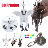 Roblox Game Toy 99 Nights in The Forest 3D Printing Action Figure Animal Deer Owl Keychain Decor for