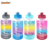 Sport water bottle big water bottle gym water bottle large water bottle bpa free 64oz/960ml Round Bo
