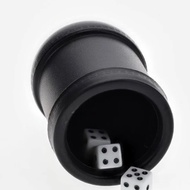 [FUN N CHEER] Game dice roller cup Black plastic dice shaker cup