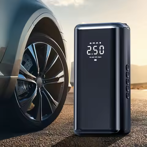 150PSI Smart Car Tire Air Pump 1500mAh Portable Electric Tire Inflator Cordless Tire Pump for Car Mo