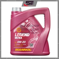 MANNOL Legend Ultra Fully Synthetic 0W20 Engine Oil 4Litre Mannol 7918 Minyak Enjin Oil Kereta Minya