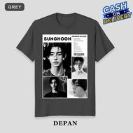 Baju Kaos Tshirt En Initial " SUNGHOON V2 " Jake Sunoo Jungwon Niki Jay Heeseung ENHYPEN Kaos Wanita
