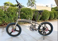 Tern D9摺車 升級20吋碳纖輪組 中空BB Shimano件 非neo 小布 國布