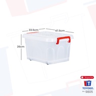[BUY1FREE1]TOYOGO 21-144L Stackable Storage Box with Wheels – Home & Office Use (9805 - 9808)