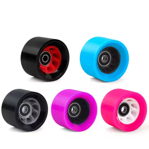 60*40mm Double Row Roller Skates Accessories Speed Skates Wheels 95A Car Line Wheel Four Wheels Skat