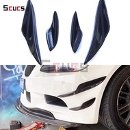 For BMW E92 M3 Carbon Fiber Front Bumper Air Splitter