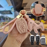Mercedes Benz keycase E250 E200 c200 w204 w212 A200 C220D/e300l/GLC300L/E260GLE/A200 Leather Remote 