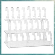 [D G Y J] Clear 24 Bits Acrylic Watch Display Holder Display Stand Rack Showcase Tool Case Bracelet 