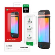 AMAZINGTHING - Nintendo Switch 2 [RADIX - Full Glass] 螢幕保護貼 | 9H 硬度 強化玻璃 91% 高透光 防指紋疏油塗層 兼容底座