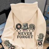 Plus Size Women's 90s Retro Sweatshirt - 90s Never Forget Pop Culture Retro Sweatshirt, Printed With