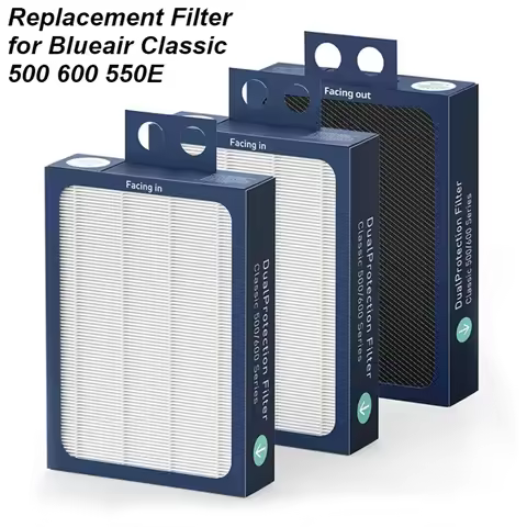 Replacement Filter for Blueair Classic 500 600 550E - Compatible with RFiXX Models - HEPA Silent Tec