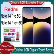 Original AMOLED Redmi Note 14 Pro 5G Note 14 Pro Plus 5G LCD Display Touch Screen Replacement
