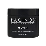 [PRE-ORDER] Pacinos Matte Hair Paste - Flexible Hold, No Shine, Sculpting &amp; Styling Wax, Long Lasting Definition &amp; Texture, No Flakes, All Hair Types, 4 fl. oz. (ETA: 2022-08-01)