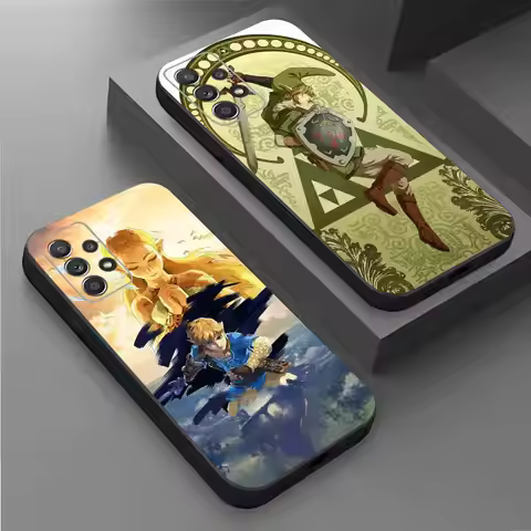 Game T-The Legend of Z-Zelda L-Link Soft Black Phone Case for Samsung S26,25,24,21,22,21,20,10,9,8,7