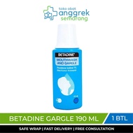 BETADINE GARGLE 190 ML / OBAT KUMUR / ANTISEPTIK MULUT /KUMUR / UNTUK SARIAWAN / SAKIT GIGI